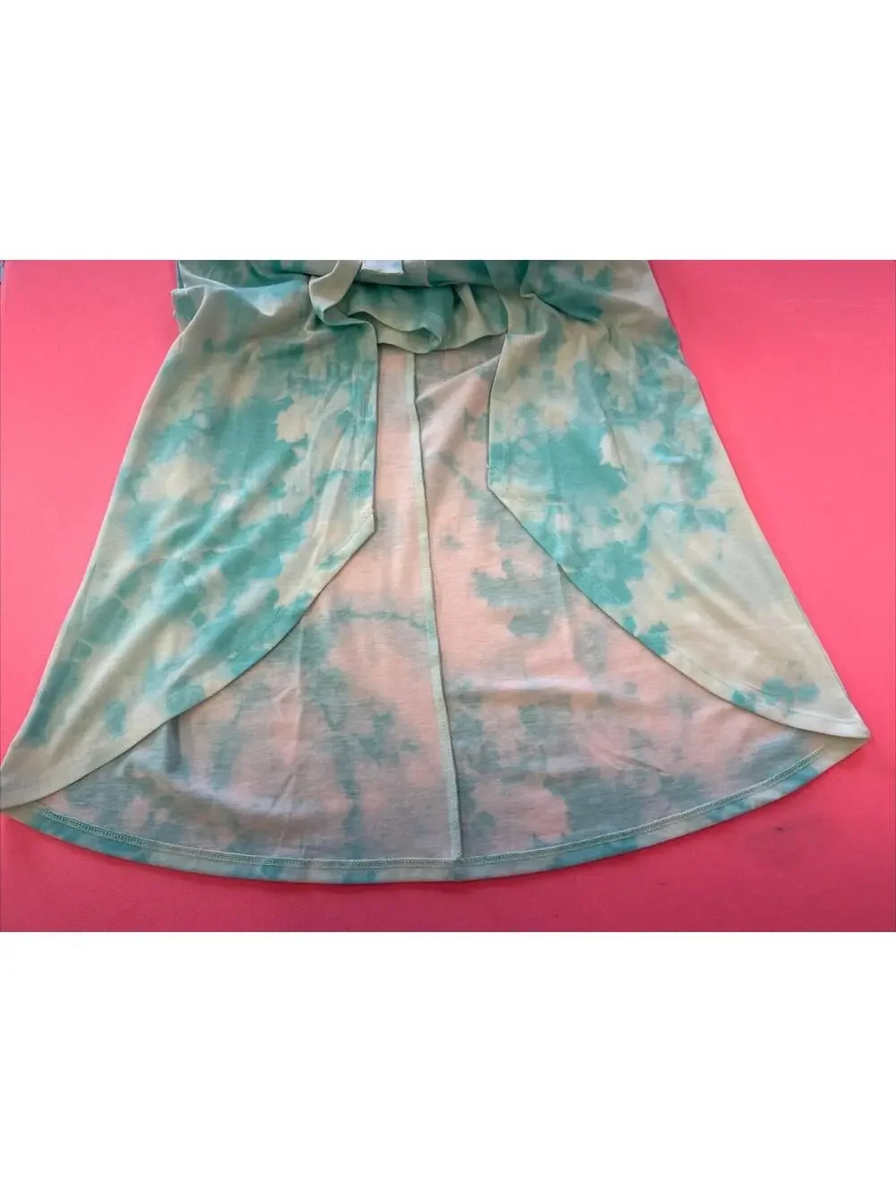 Justice Shorts/Long Skirt. Blue\White Tye-Dye.  Elastic Waist. Size Girls 8. NWT